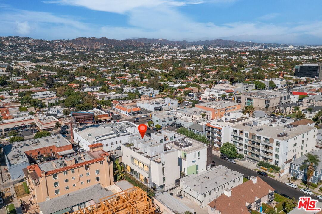 123 North Kings Road, Unit 11 Los Angeles, CA 90048 - Photo 27 of 27 an aerial view of residential houses with city view