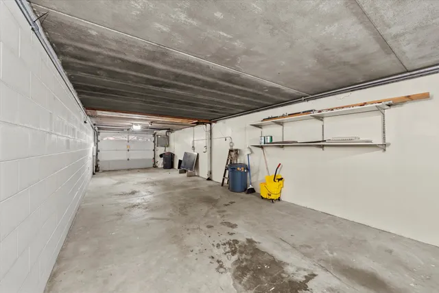 a view of storage and utility room