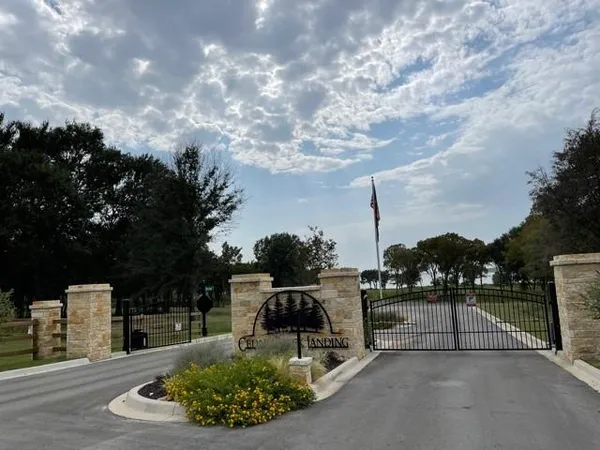 a terrace with water view