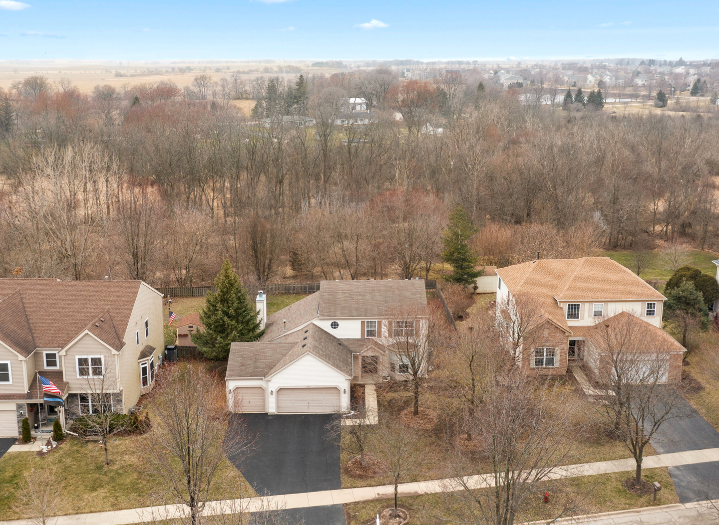 751 Sumac Drive Aurora, IL 60506 - Photo 2 of 33 an aerial view of a house with a yard and large tree