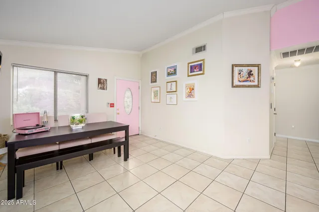 a room with furniture and window