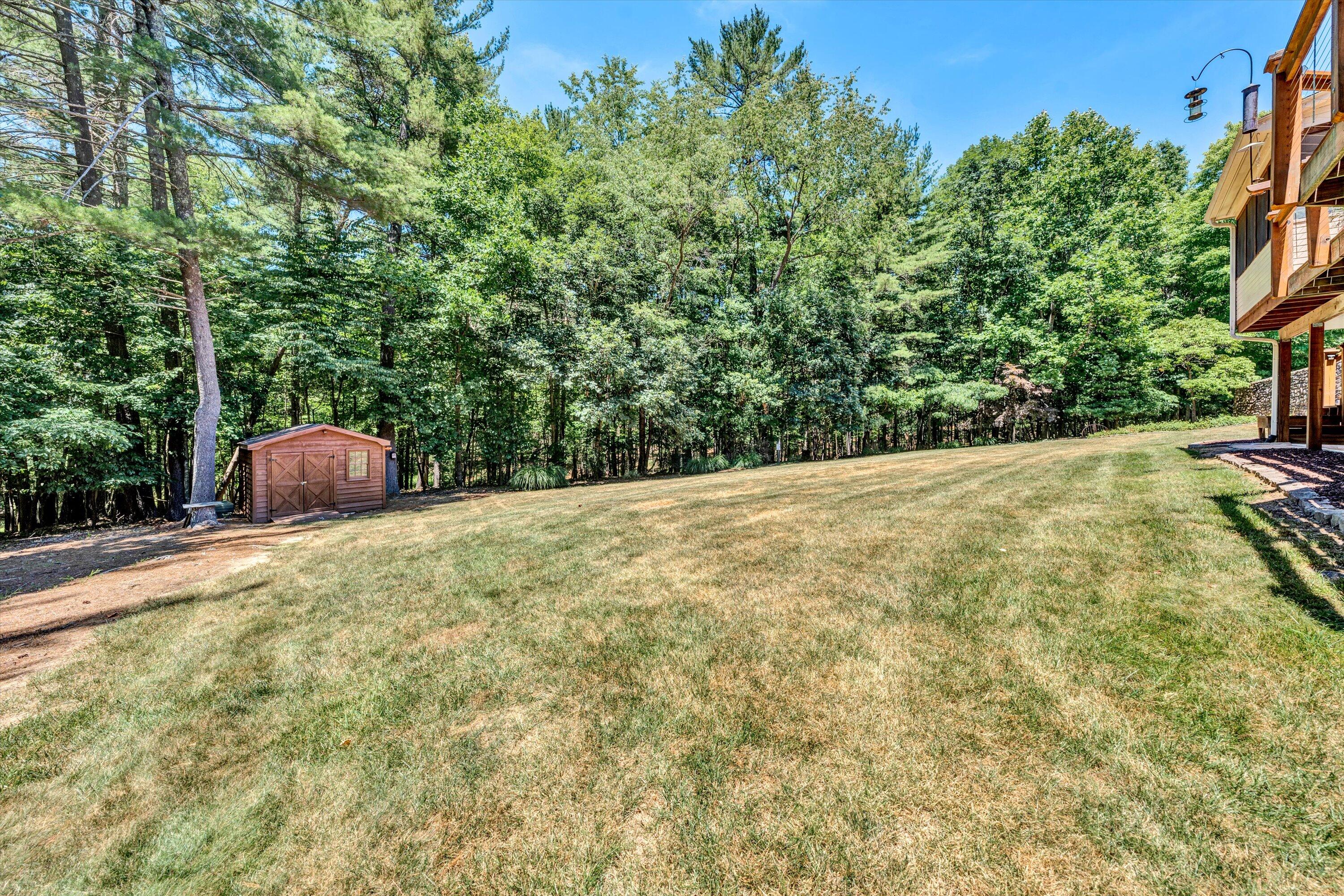 6378 Spring Run Drive Roanoke, VA 24018 - Photo 47 of 51 Rear View of Yard & Shed