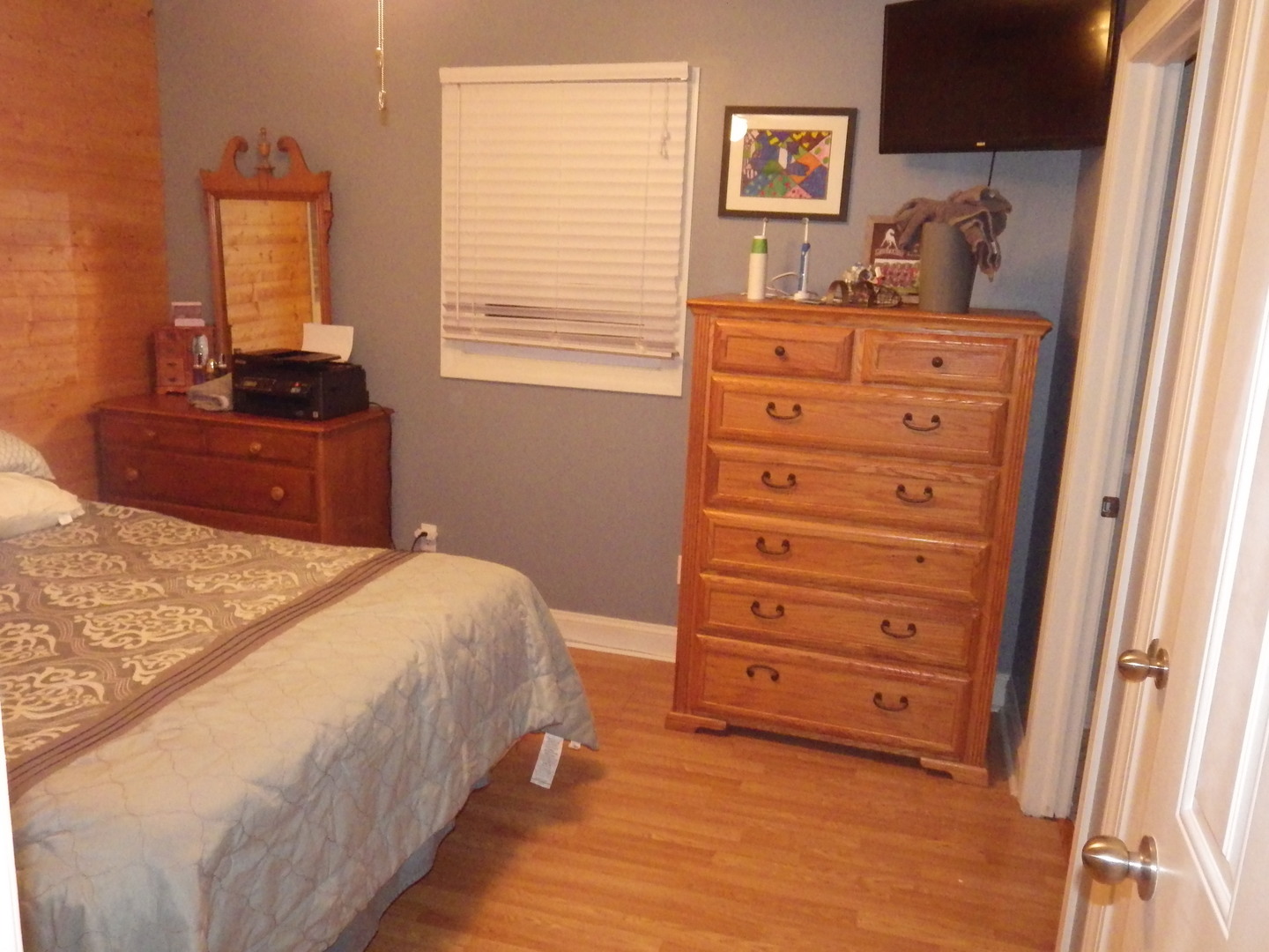 813 Southgate Road New Lenox, IL 60451 - Photo 9 of 17 a bedroom with a bed and a dresser