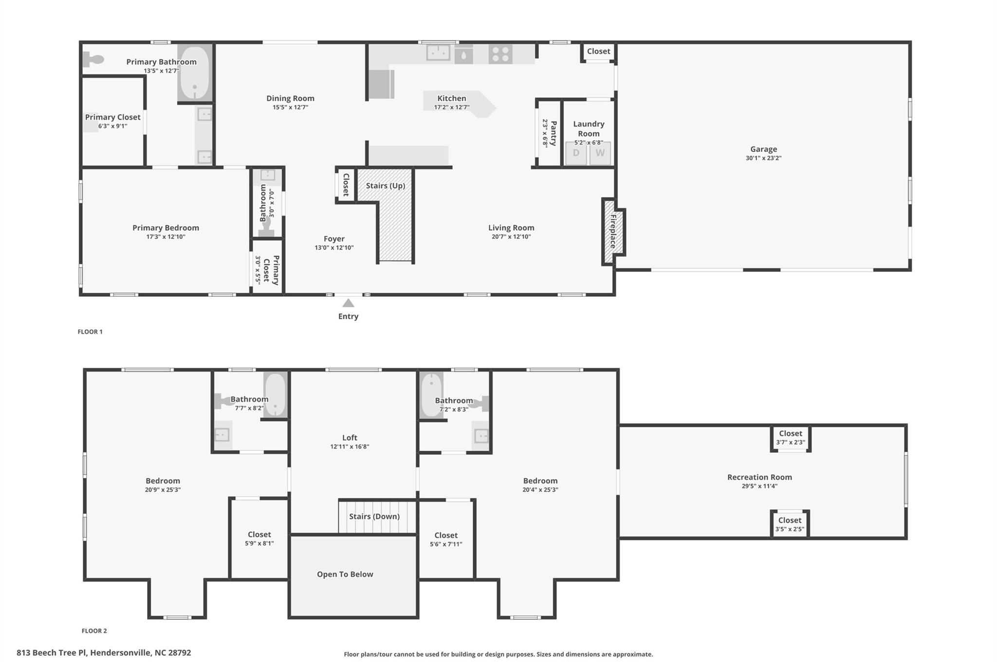 813 Beech Tree Place Hendersonville, NC 28792 - Photo 46 of 46 a picture of floor plan