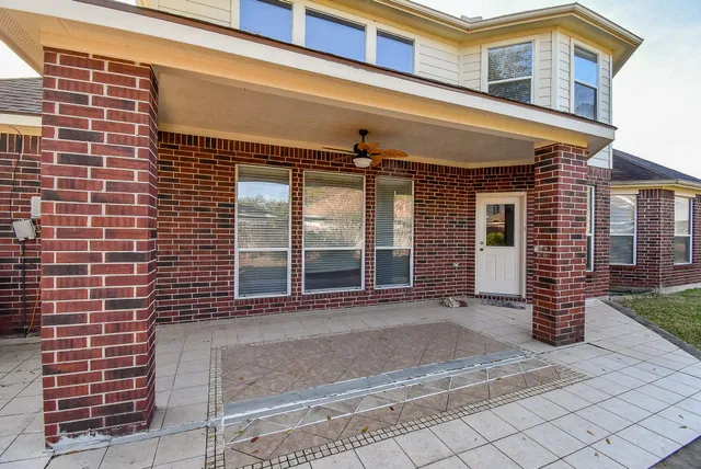 a front view of a building