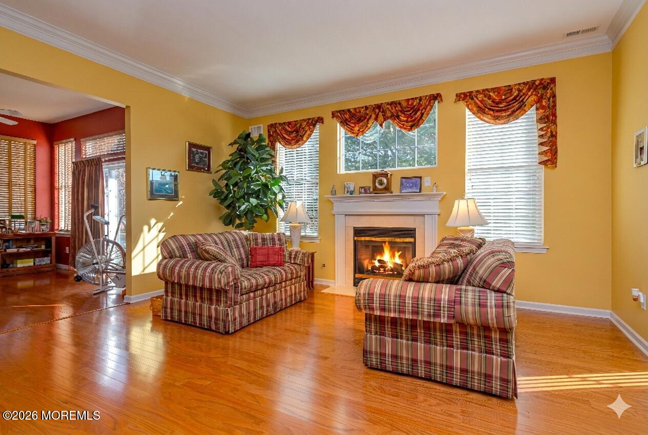 21 Sawgrass Street Jackson, NJ 08527 - Photo 2 of 23 a living room with furniture and a fireplace