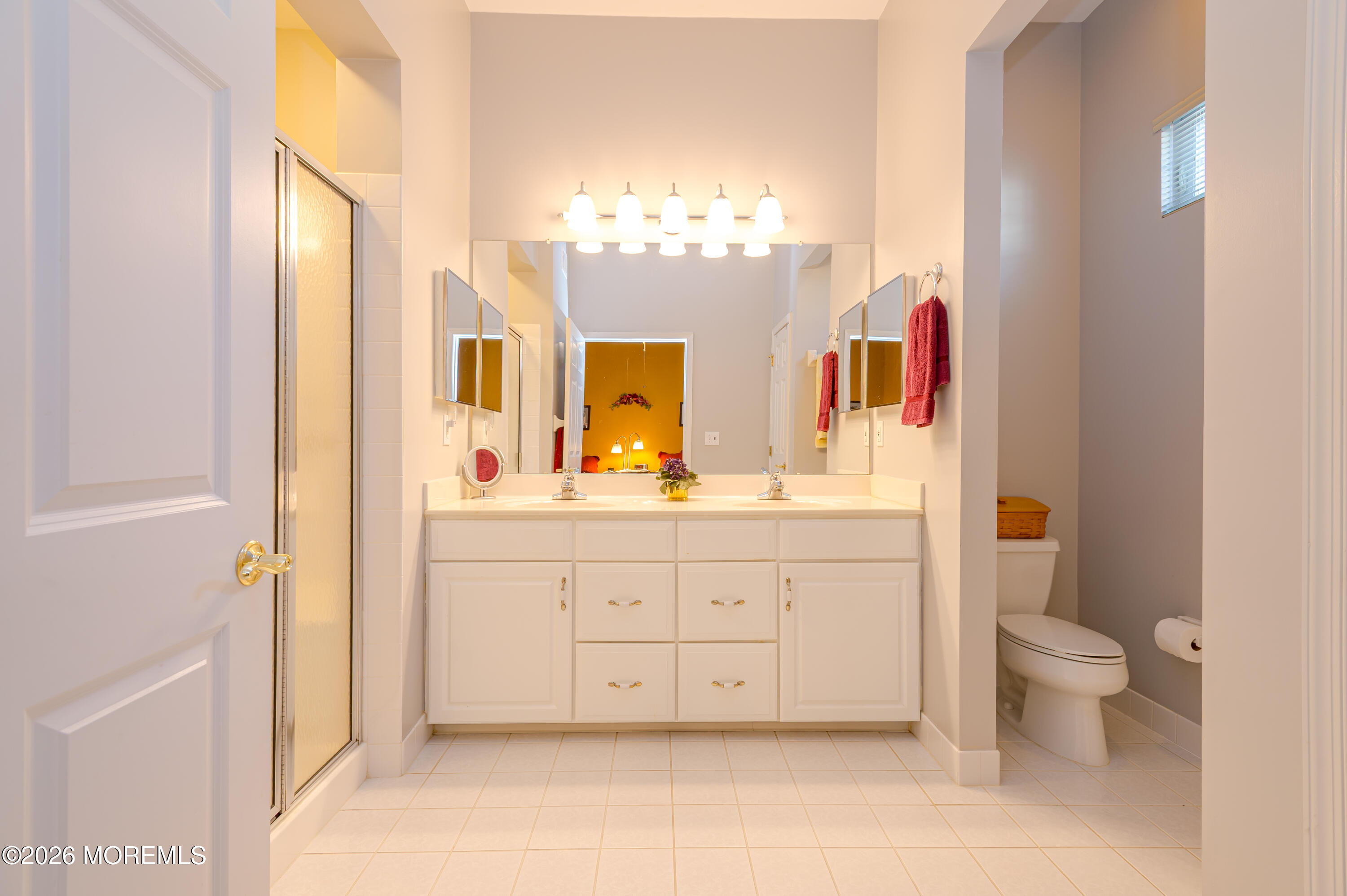 21 Sawgrass Street Jackson, NJ 08527 - Photo 21 of 23 a bathroom with a double vanity sink mirror and toilet