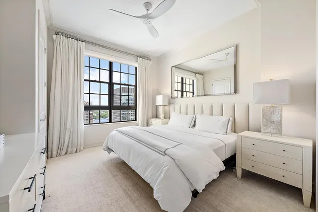 a room with window and front door