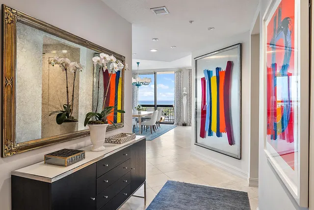 a view of a living room