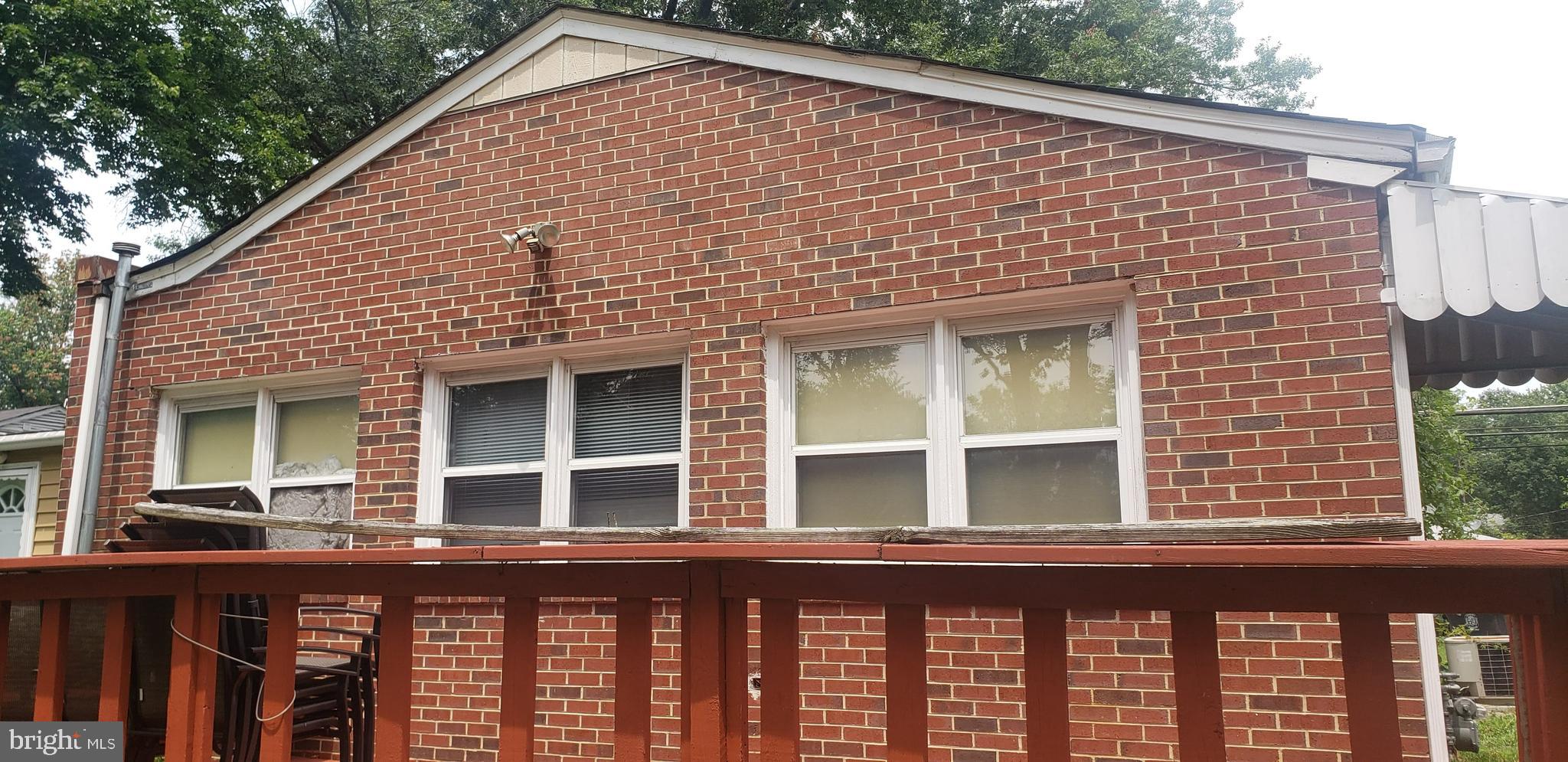 7627 Greenleaf Road Landover, MD 20785 - Photo 20 of 46 Back Brick addition and deck