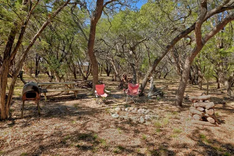 an aerial view of residential house with outdoor space
