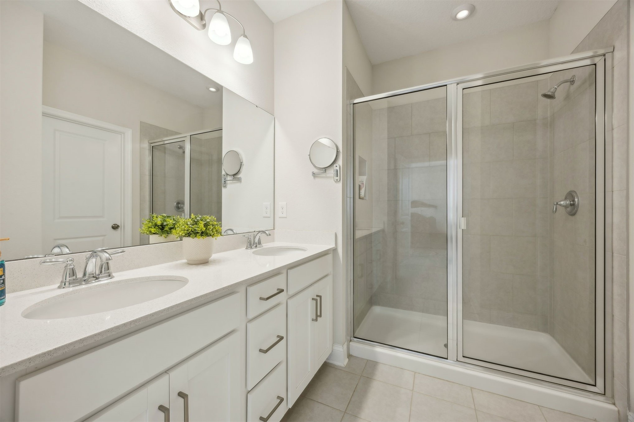 141 Redbud Lane Yulee, FL 32097 - Photo 32 of 61 a bathroom with a shower sink vanity granite and shower
