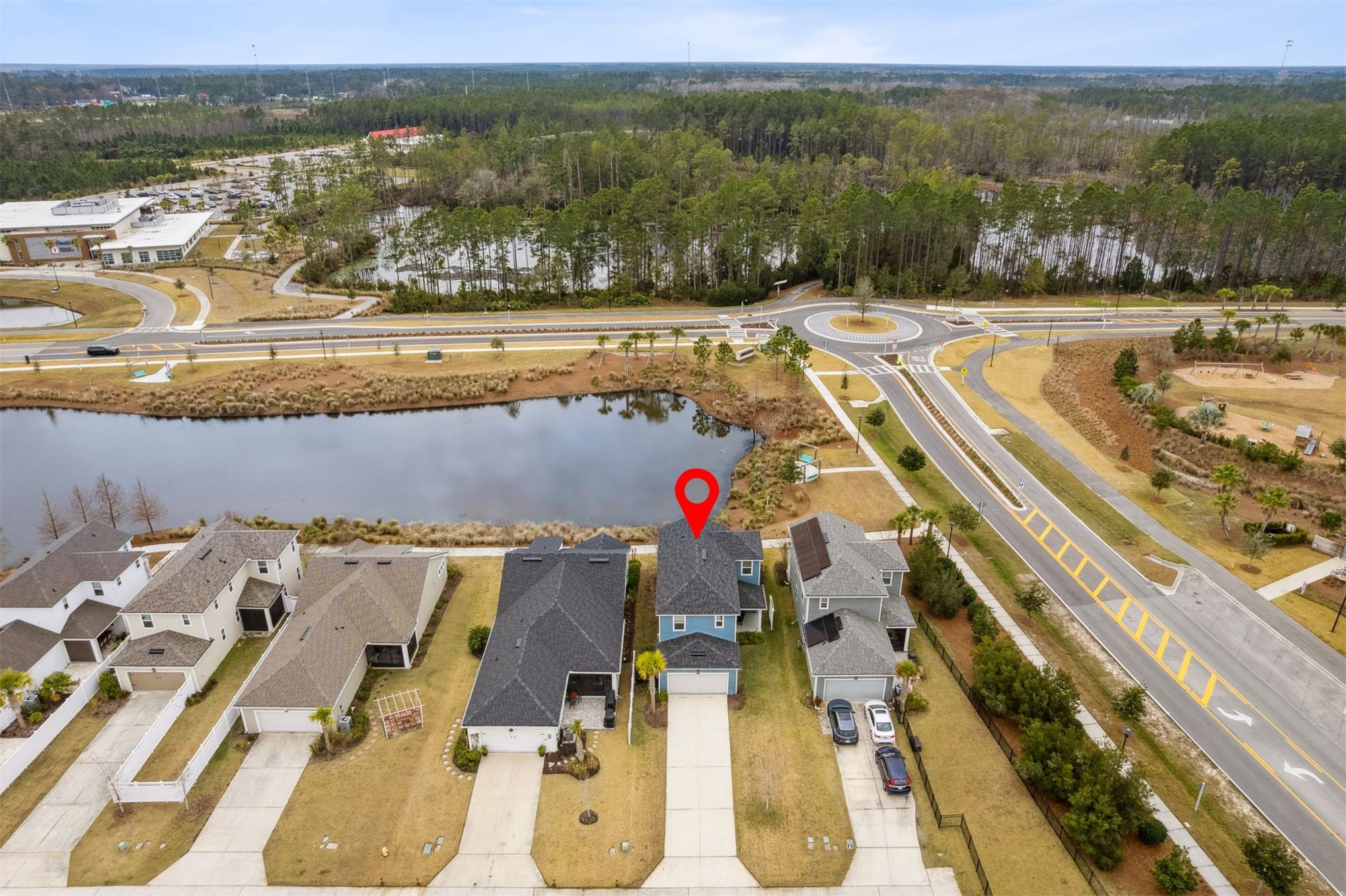 141 Redbud Lane Yulee, FL 32097 - Photo 50 of 61 an aerial view of residential houses with outdoor space