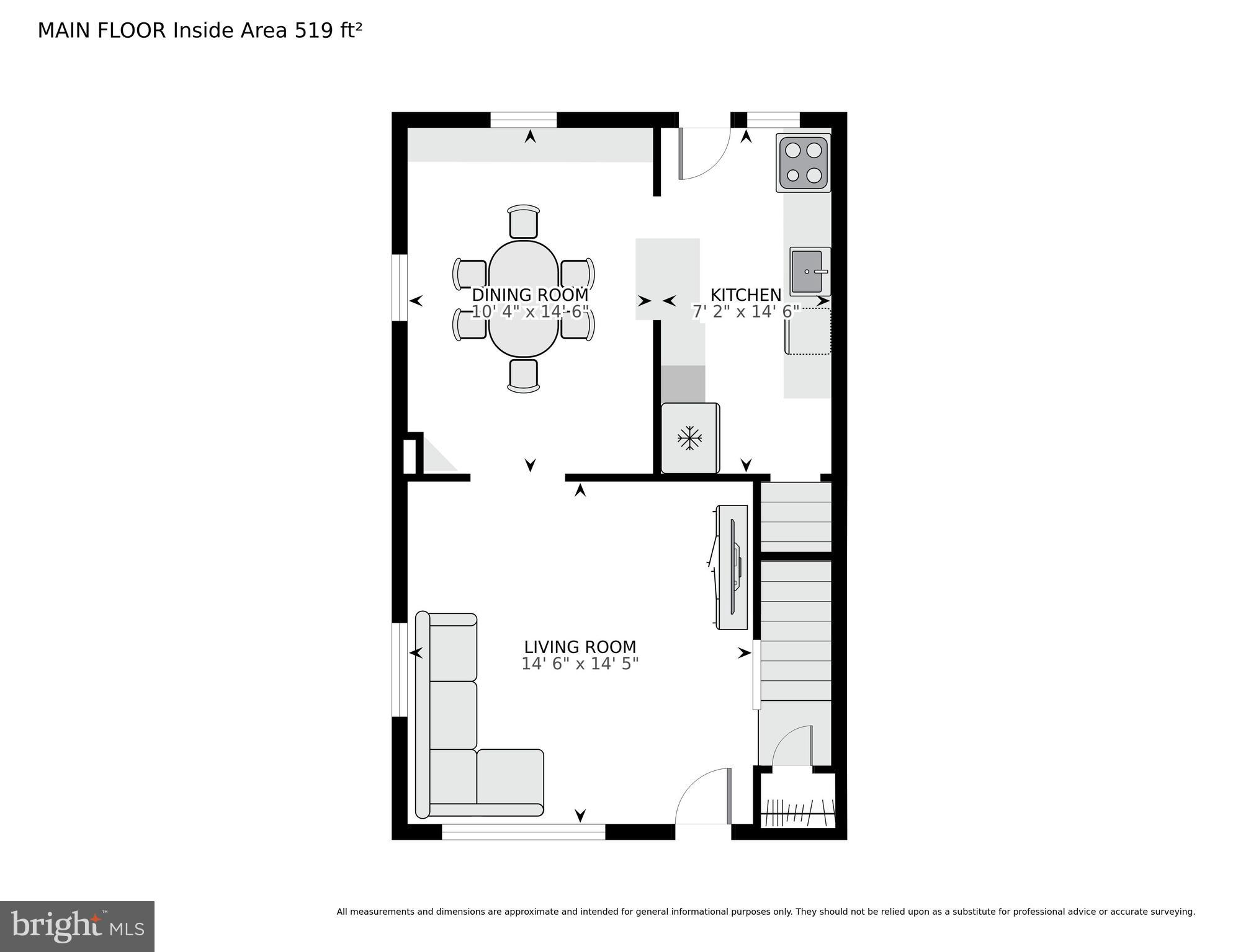 227 Overbrook Road Baltimore, MD 21212 - Photo 26 of 29 Main Floor Floorplan