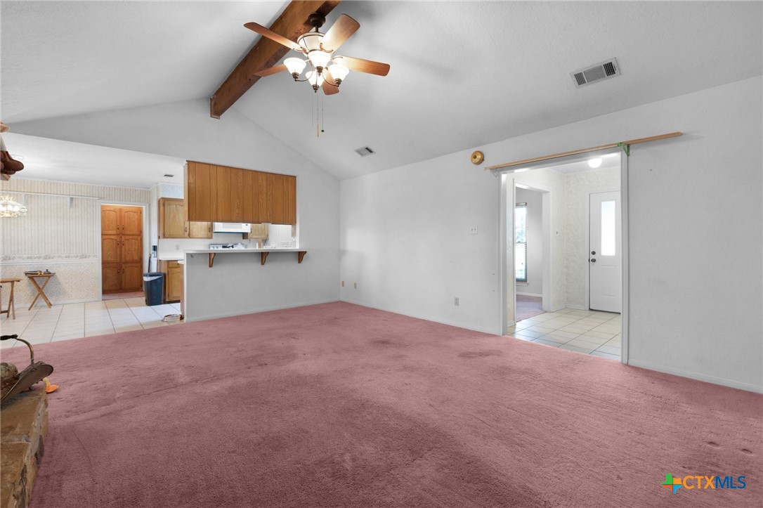 3391 Lois Lane Kempner, TX 76539 - Photo 14 of 35 a view of empty room with a kitchen