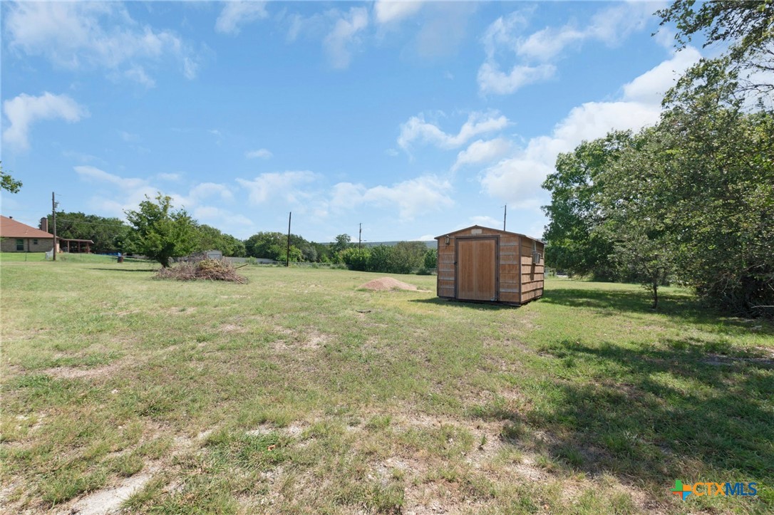 3391 Lois Lane Kempner, TX 76539 - Photo 4 of 35 a backyard of a house with lots of green space and garden