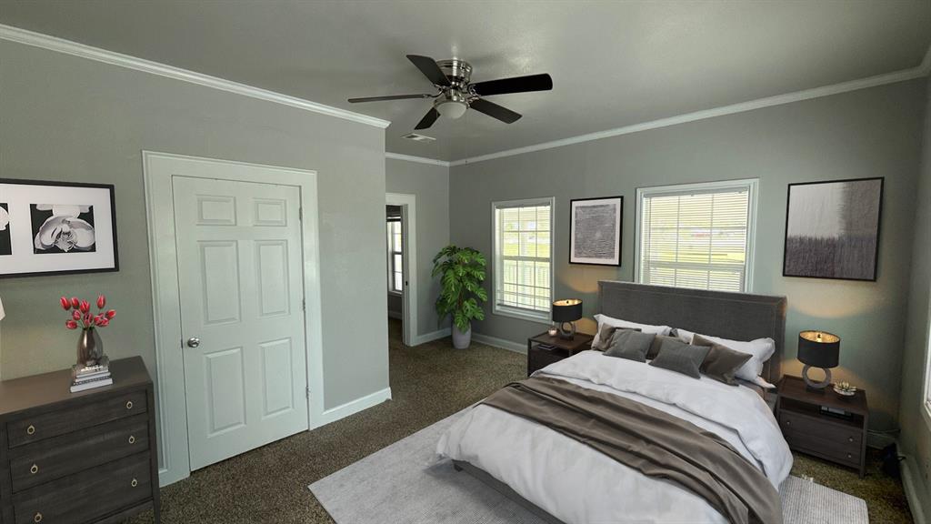 1338 State Highway 121 Bonham, TX 75418 - Photo 29 of 32 a bedroom with a bed and a dresser
