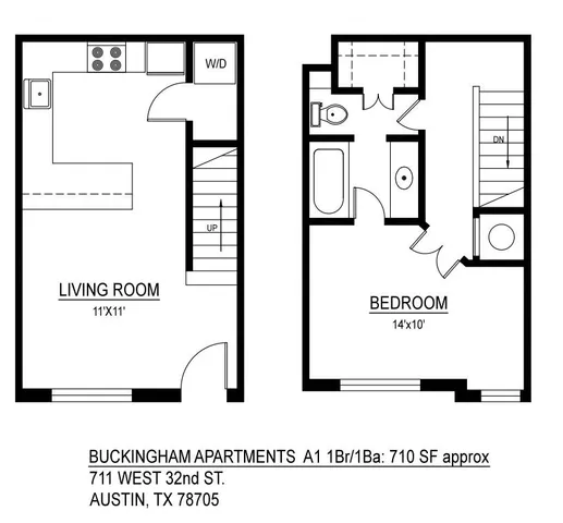 $1,540 | 711 West 32nd Street, Unit 108, Austin, TX 78705