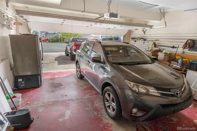 a view of car garage