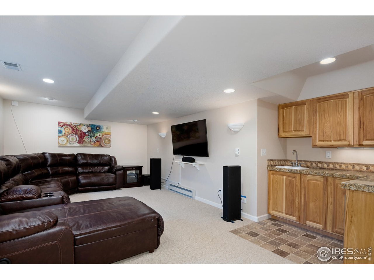 3767 Kentford Road Fort Collins, CO 80525 - Photo 25 of 32 Lower Theater Area