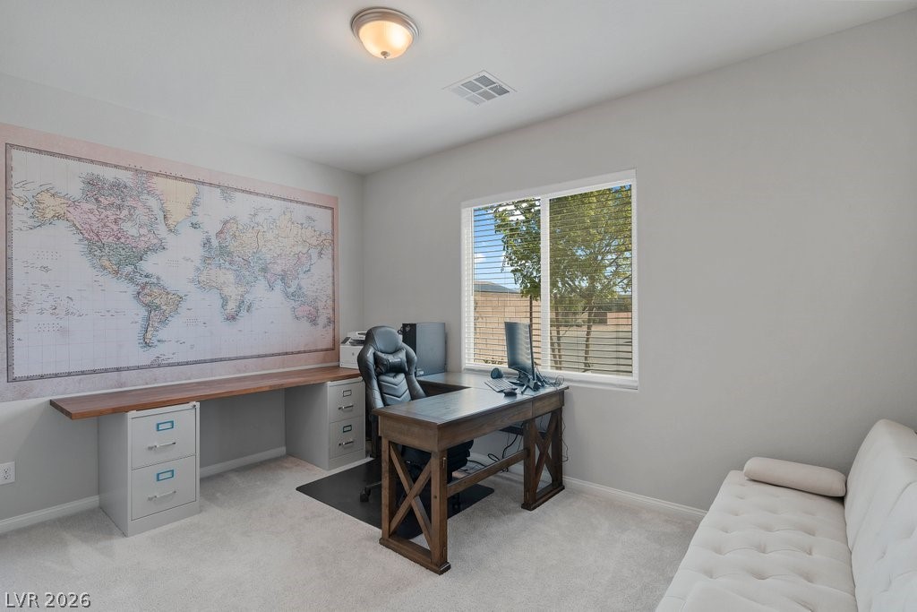 4191 Velvet View Street Las Vegas, NV 89129 - Photo 14 of 44 Office space with light colored carpet