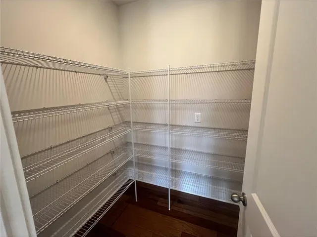 a view of walk in closet