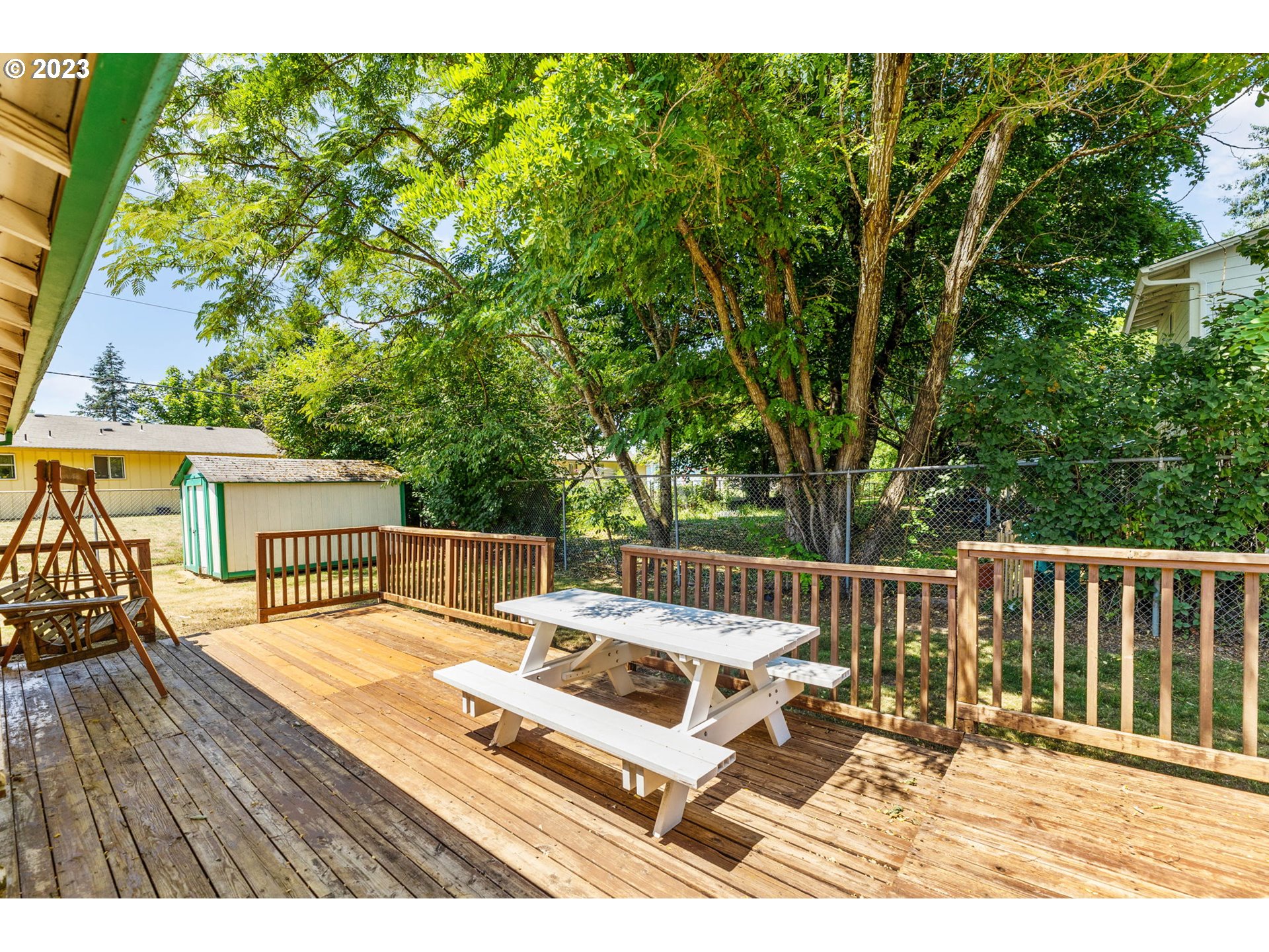 12204 Northeast 7th Street Vancouver, WA 98684 - Photo 21 of 30 a view of balcony with wooden floor and outdoor seating