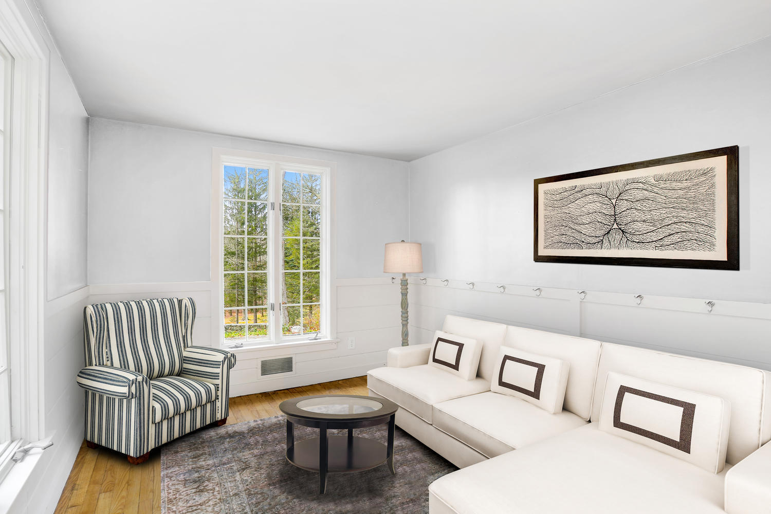 129 Hickok Road New Canaan, CT 06840 - Photo 13 of 32 a living room with furniture and a window