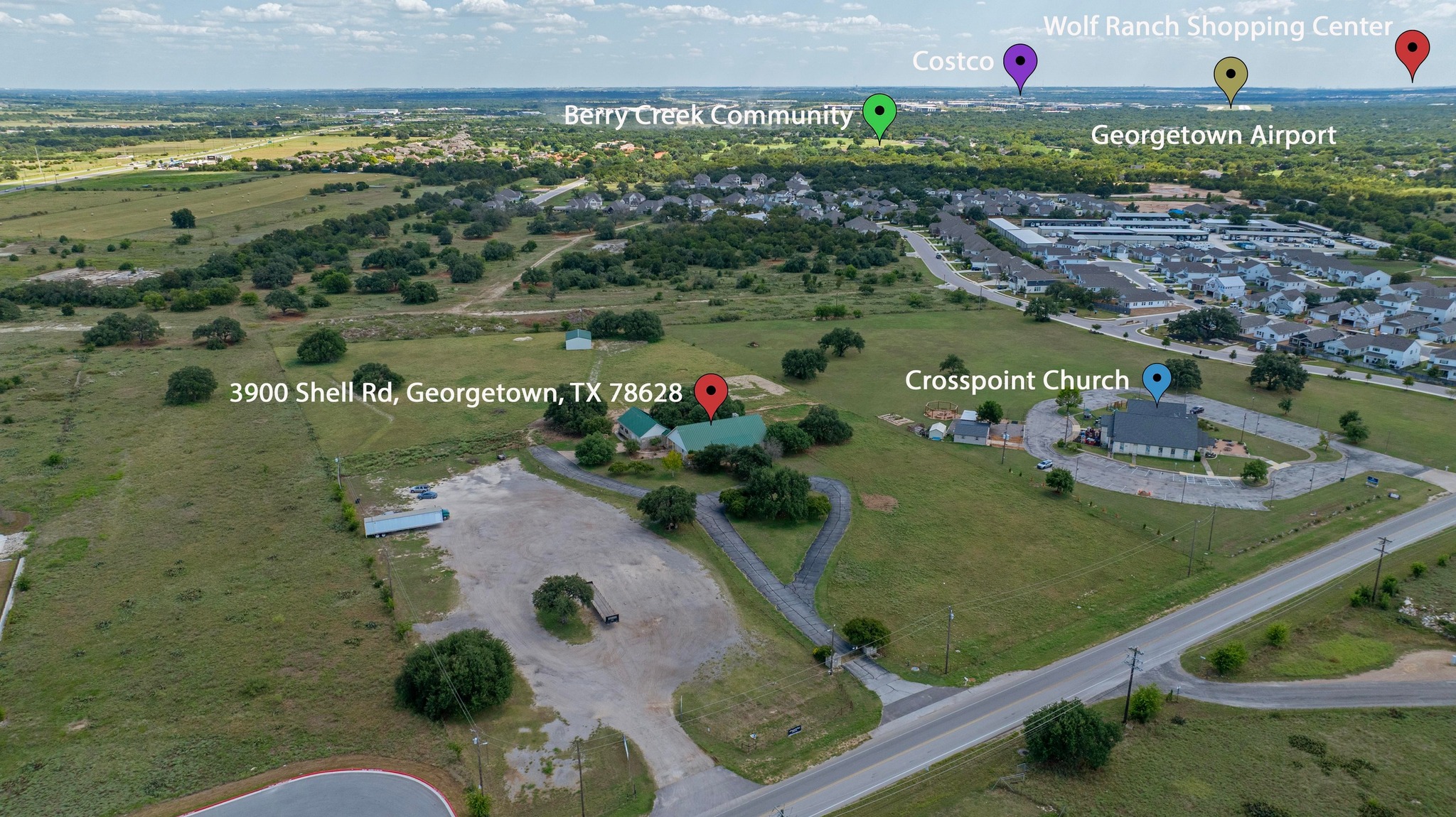 3900 Shell Road Georgetown, TX 78628 - Photo 2 of 40 View of property location