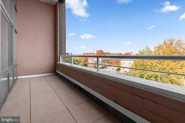 a view of mountain view from a balcony