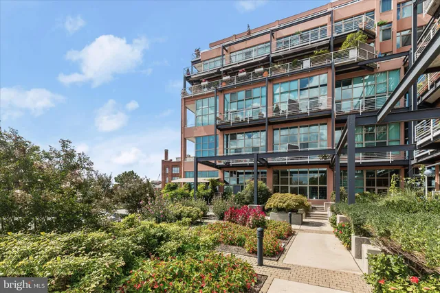 a view of a lake with a city