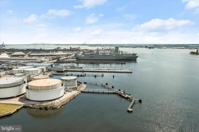 a park with large trees and a bench