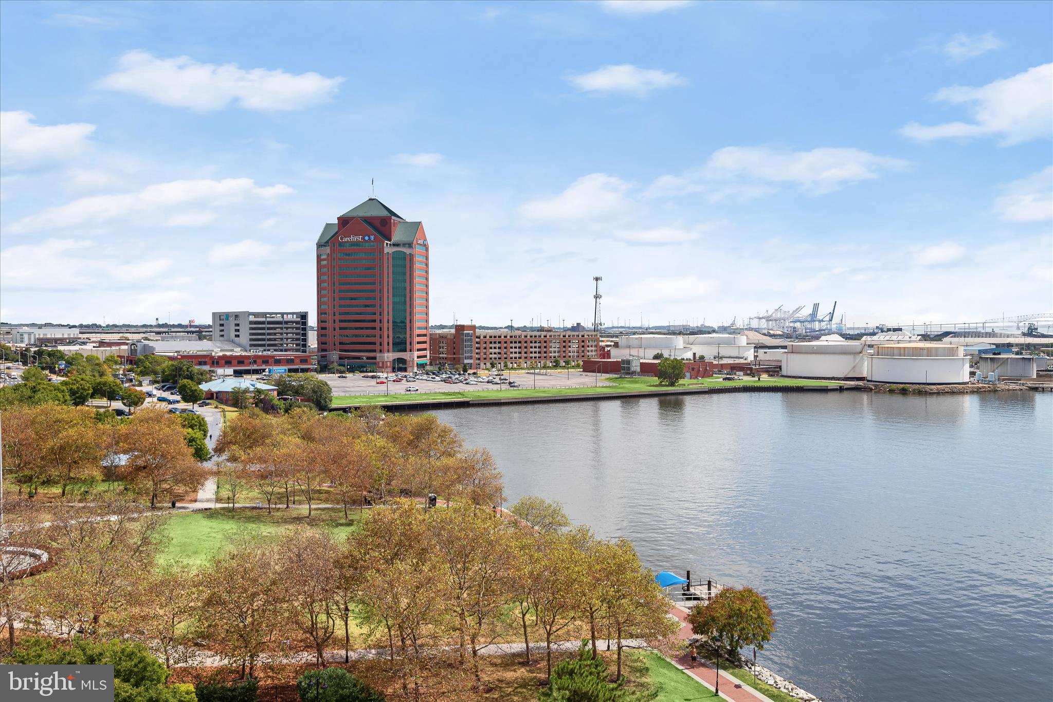 2901 Boston Street, Unit 302 Baltimore, MD 21224 - Photo 50 of 61 a view of a lake with a city
