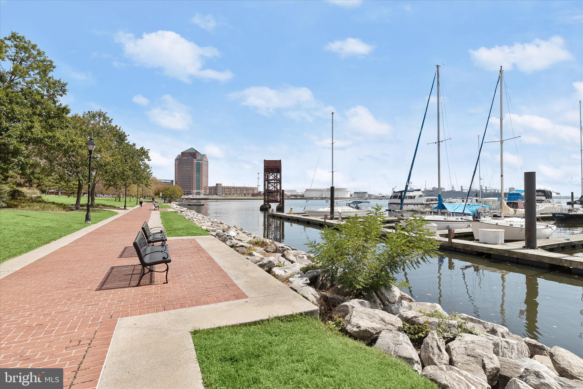 2901 Boston Street, Unit 302 Baltimore, MD 21224 - Photo 54 of 61 a park view with a sitting space and garden view