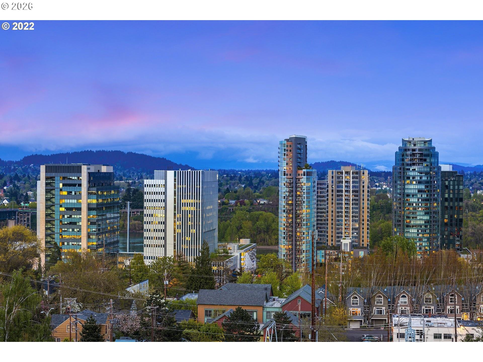 3515 Southwest Barbur Boulevard, Unit X3 Portland, OR 97239 - Photo 27 of 33 a view of a city with tall buildings