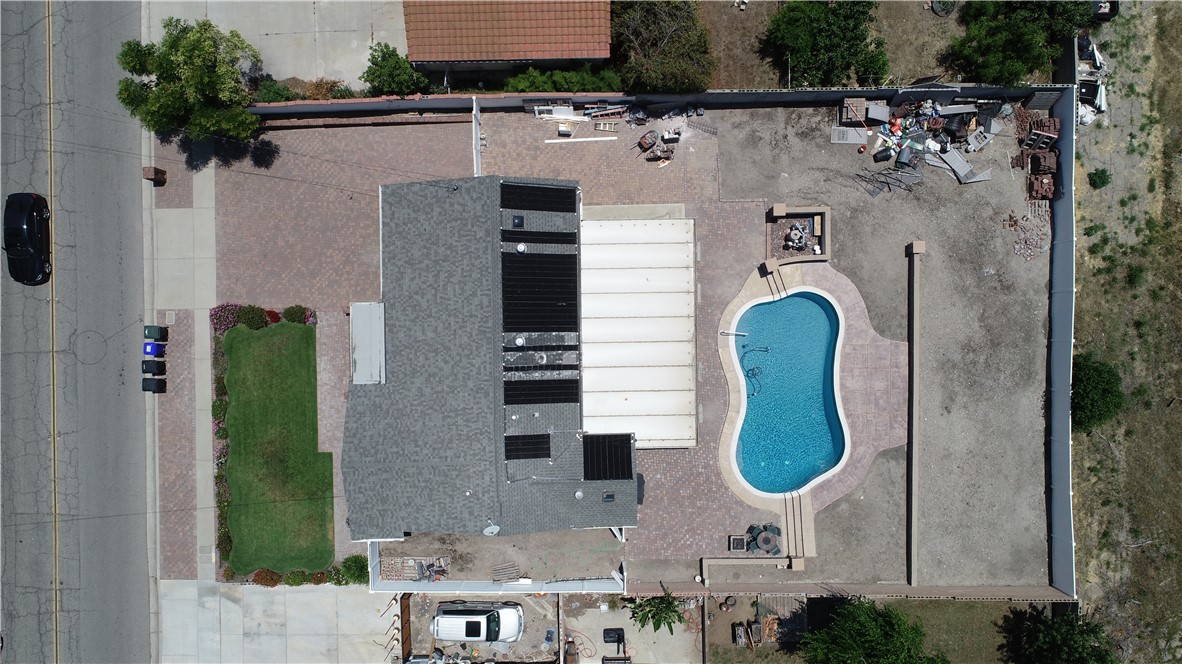 7262 Beryl Street Rancho Cucamonga, CA 91701 - Photo 10 of 30 an aerial view of residential houses with outdoor space and parking