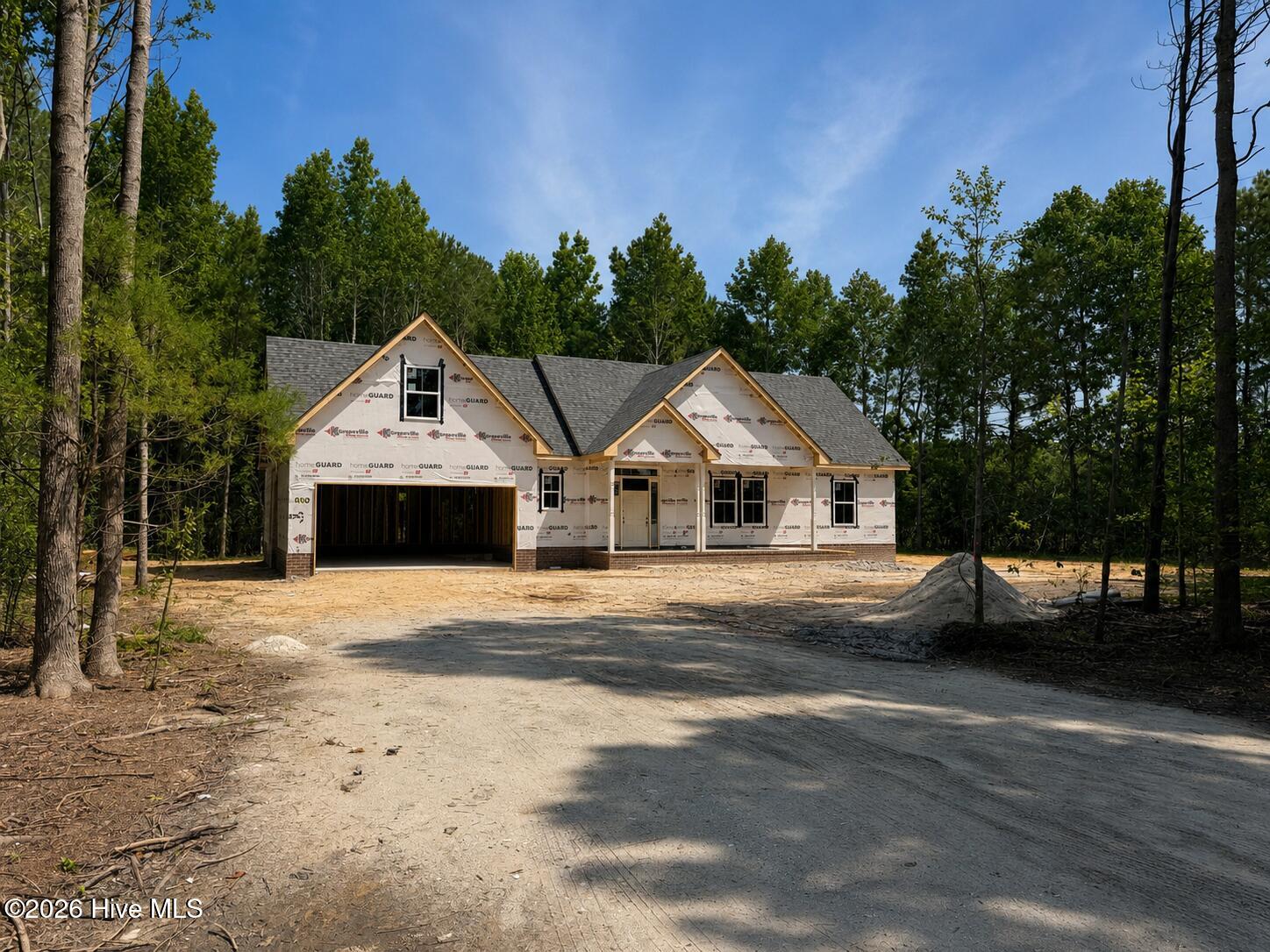 wooded 2 acre lot!