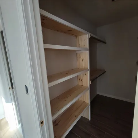 a view of walk in closet