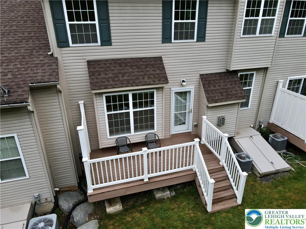 1824 Big Ridge Drive East Stroudsburg, PA 18302 - Photo 43 of 46 a view of a deck with a table and chair