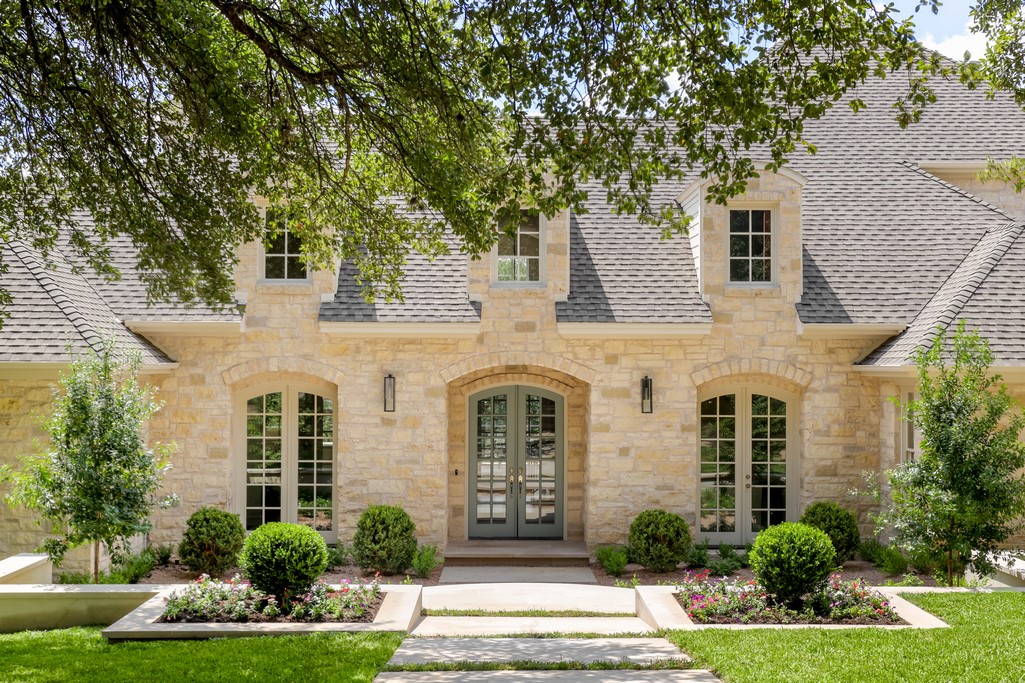 3702 Soaring Eagle Cove Austin, TX 78746 - Photo 1 of 1 front view of a house with a yard