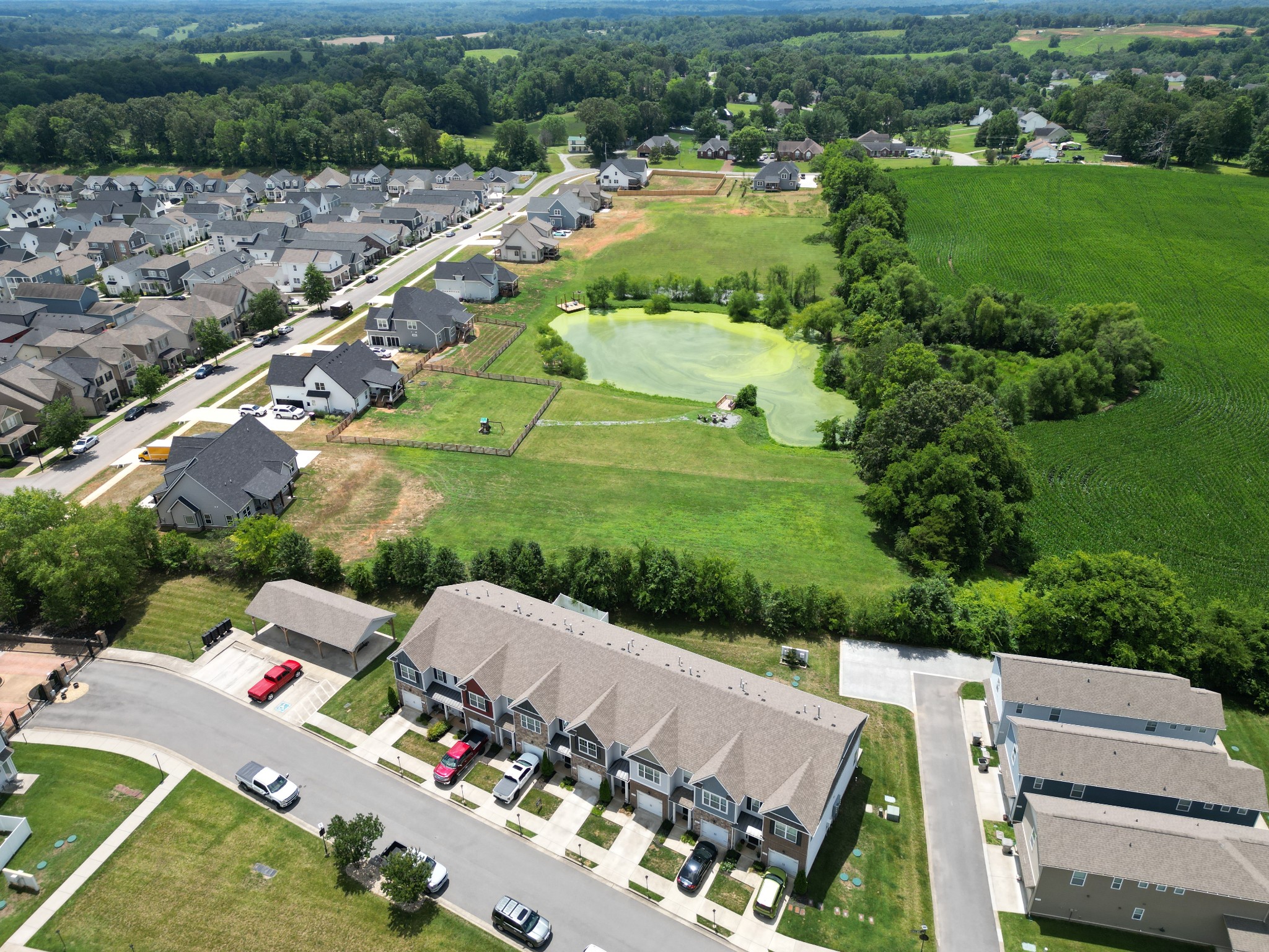 1053 Enclave Avenue Pleasant View, TN 37146 - Photo 23 of 27 an aerial view of multiple house