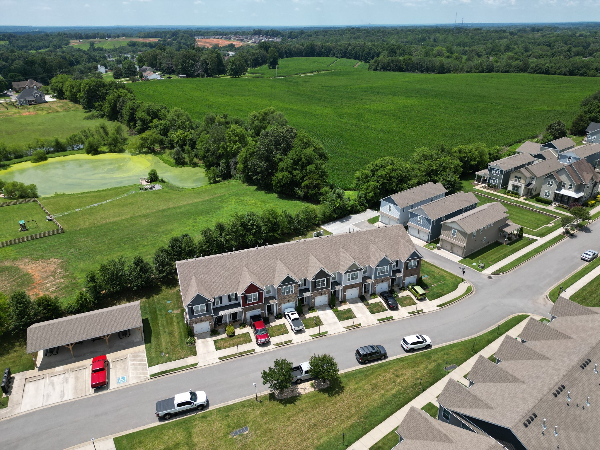 1053 Enclave Avenue Pleasant View, TN 37146 - Photo 24 of 27 a view of a garden with houses