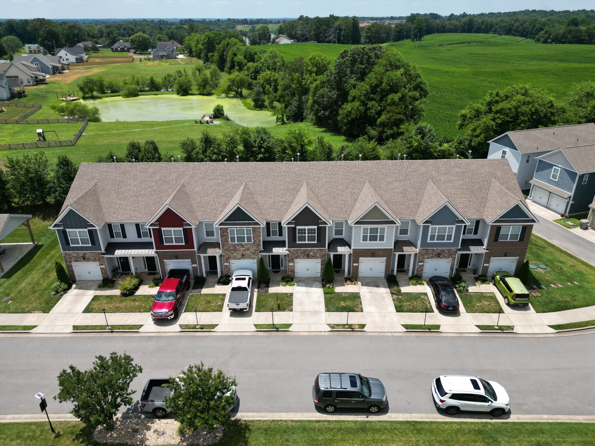 1053 Enclave Avenue Pleasant View, TN 37146 - Photo 25 of 27 an aerial view of a house with garden