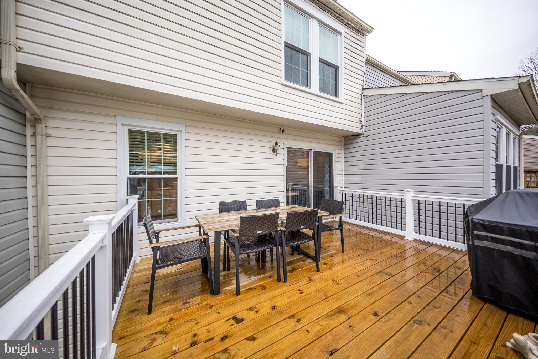 242 Point To Point Square Bel Air, MD 21015 - Photo 22 of 26 Large Fully Updated Deck w/Vinyl Rails