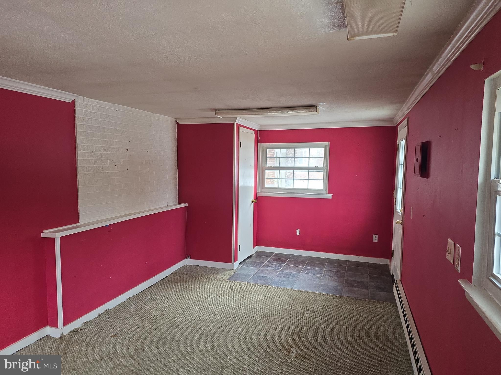 60 Carter Road Princeton, NJ 08540 - Photo 32 of 43 a view of empty room with red walls