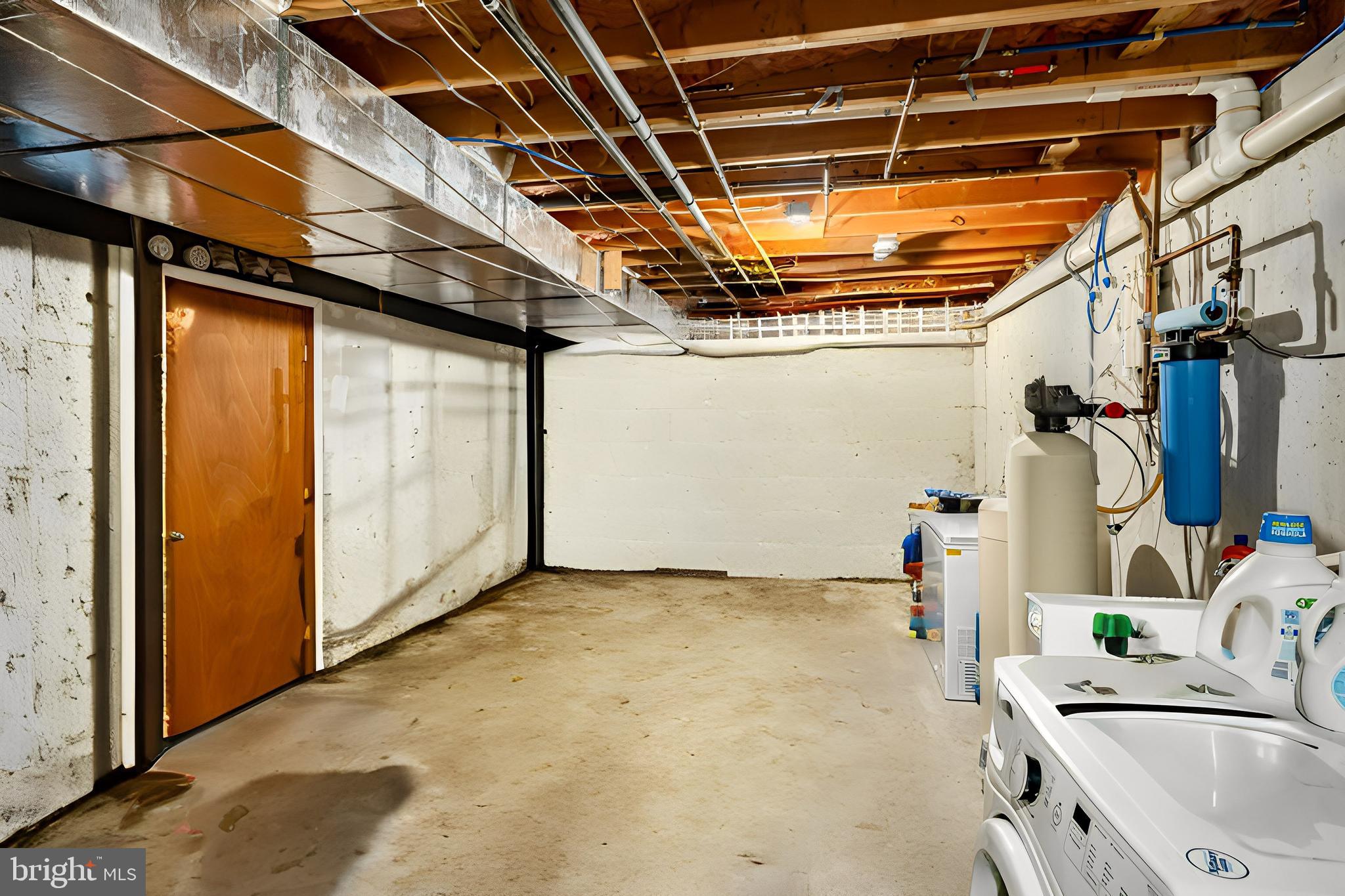 1123 Pepper Ridge Drive Reading, PA 19606 - Photo 35 of 44 basement storage and laundry, walkout