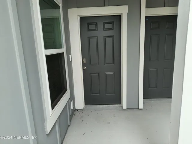 a view of a hallway with a hallway