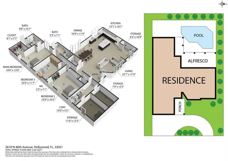 $1,250,000 | 3610 North 46th Avenue, Hollywood, FL 33021