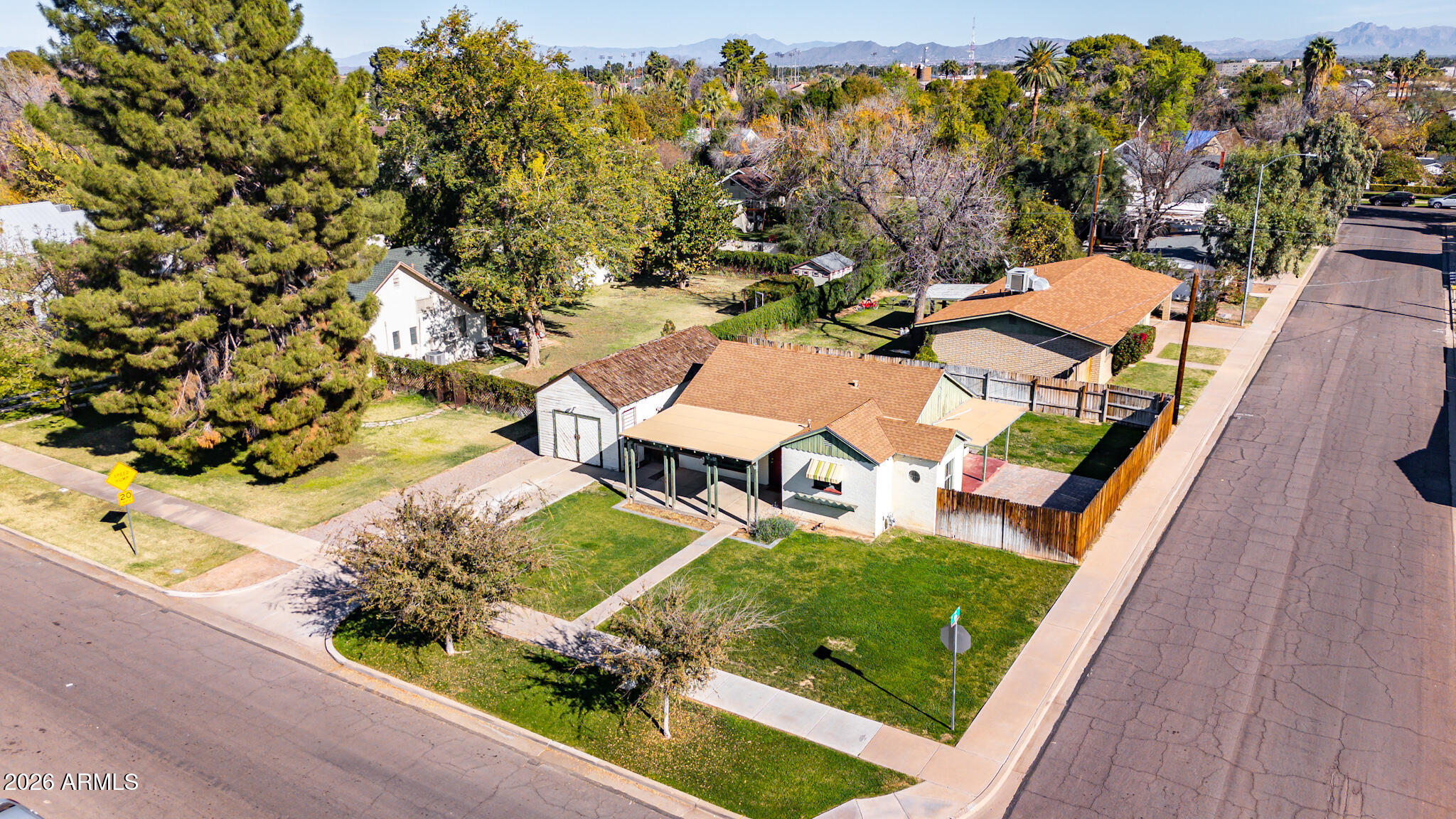 505 North Robson Mesa, AZ 85201 - Photo 24 of 27 an aerial view of residential houses with outdoor space