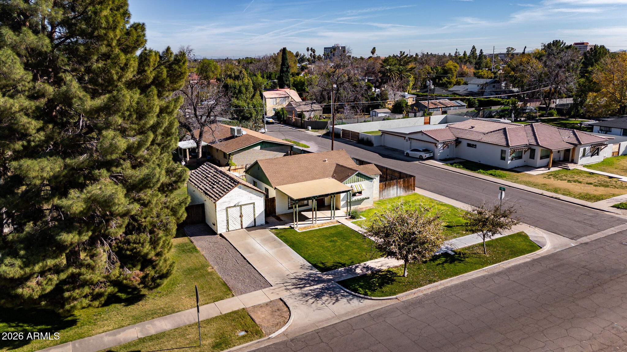 505 North Robson Mesa, AZ 85201 - Photo 26 of 27 an aerial view of a house with a garden